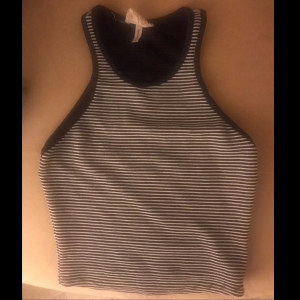 LA Hearts crop tank top